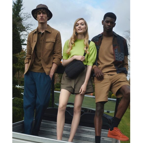 Ted Baker Maaybel Puff Sleeve Woven Jumper / Ted 1 / US 4 / Green Puff - Picture 3 of 9